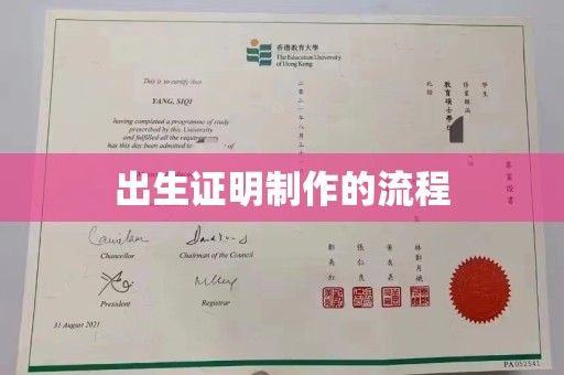 巩留出生证明制作的流程